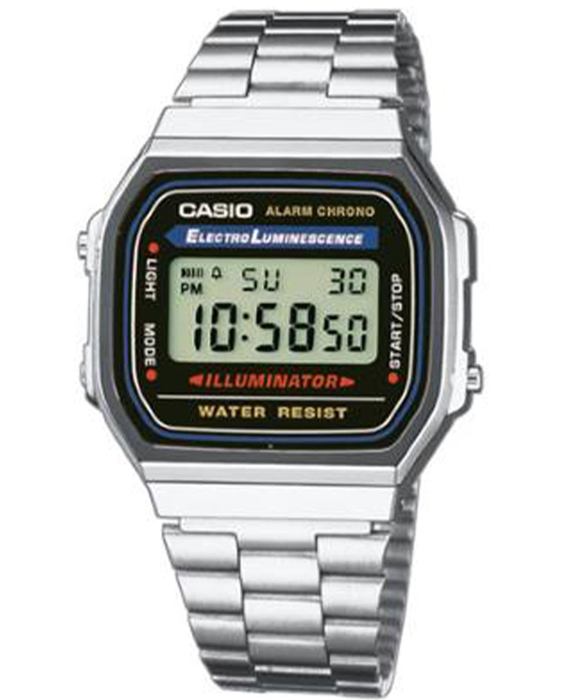 productImage: Casio Vintage A168WA-1YES Silver