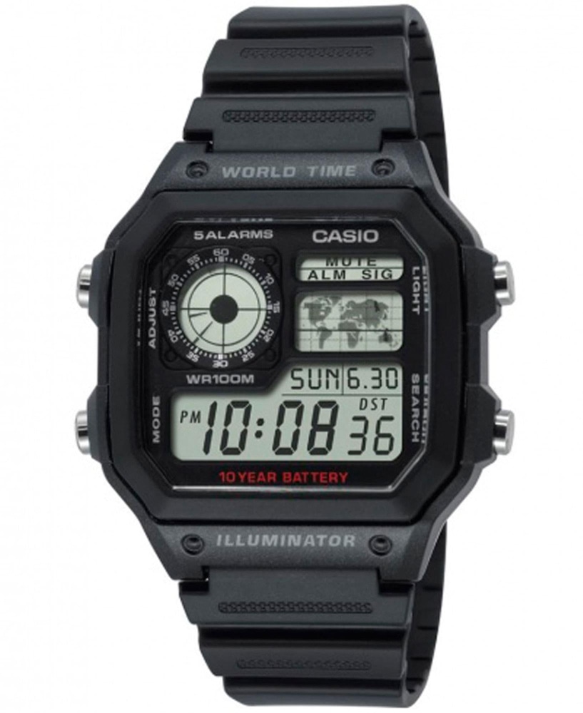 productImage: Casio Collection AE-1200WH-1AVEF Black
