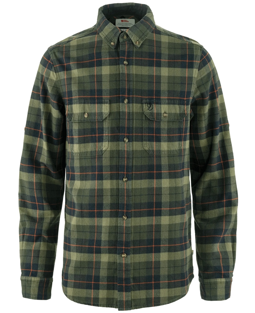 productImage: Singi Heavy Flannel Shirt M Black-Deep Forest