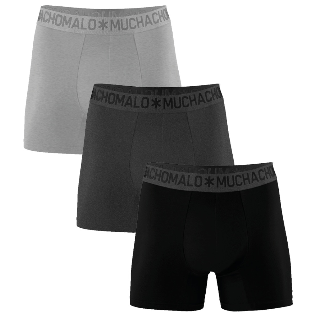 productImage: Cotton Boxer 3Pk Black/Grey/Grey