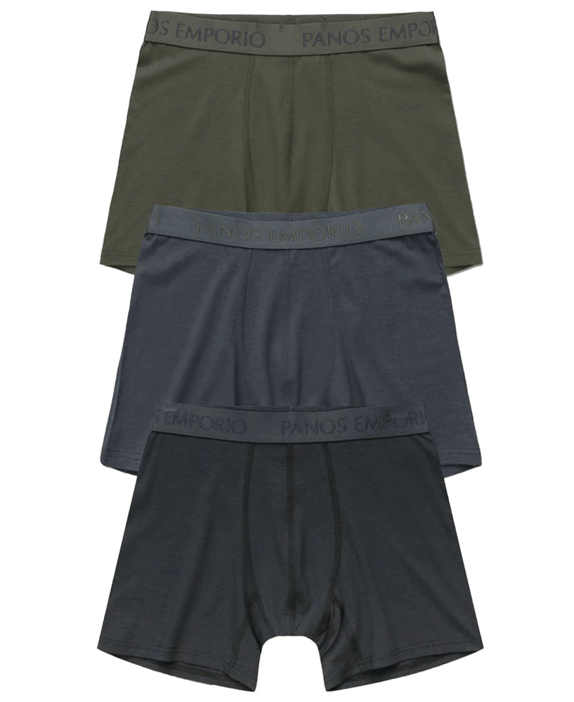 productImage: 3pk Base Bamboo Boxer Tamac/Asphalt/Forest