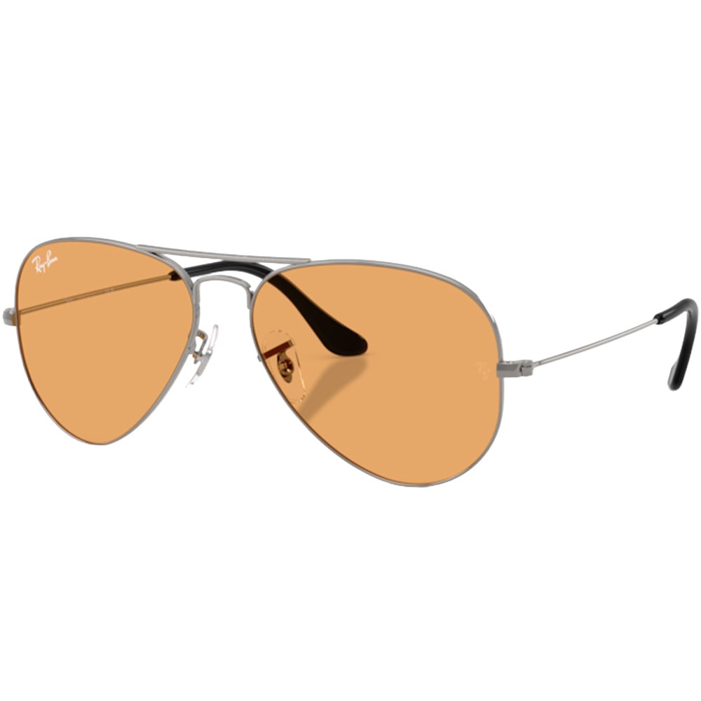 productImage: Aviator Large Metal Gunmetal Orange