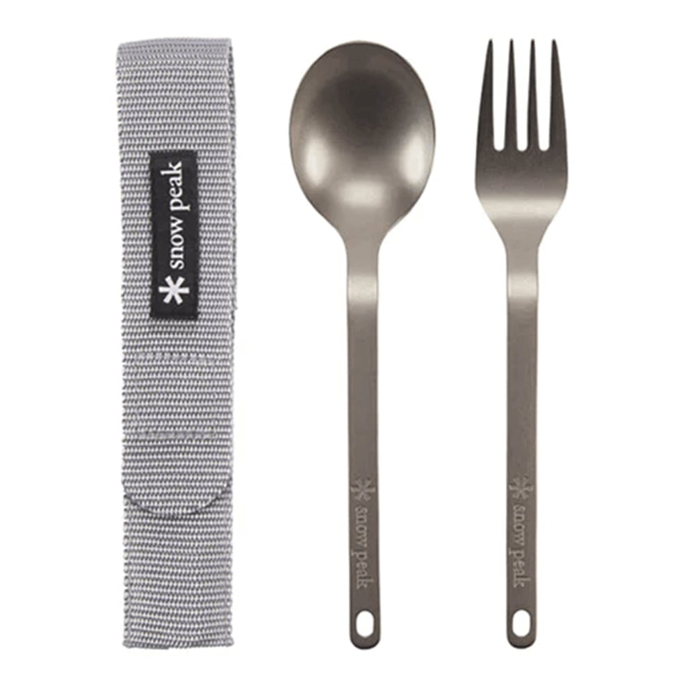 productImage: Titanium Fork & Spoon Set Metall