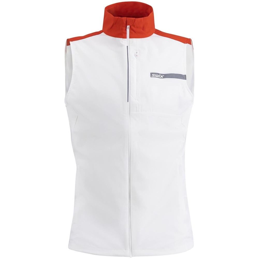 productImage: Roadline Wind Vest W Bright White/Fiery Red