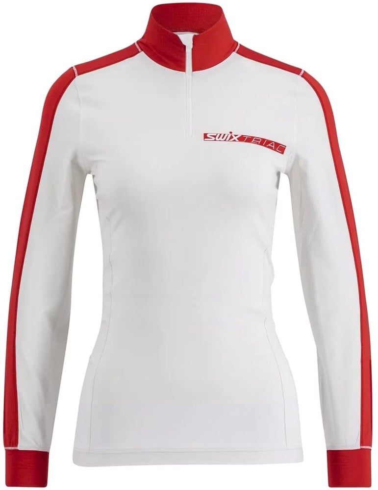 productImage: Triac Dry Long Sleeve W Bright White/Swix Red