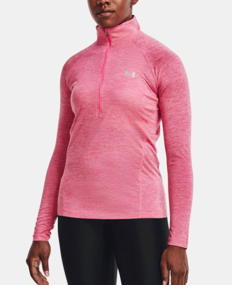 productImage: Tech 1/2 Zip - Twist Wmn Retro Pink/Metallic Silver