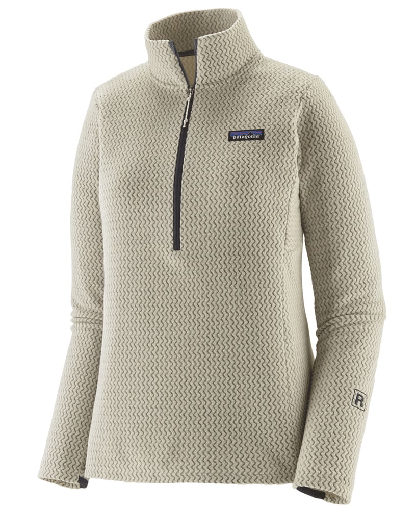 productImage: W's R1 Air Zip Neck Wool White