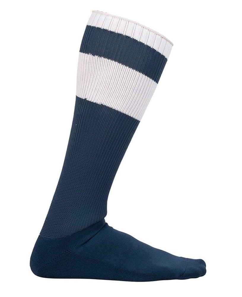 productImage: Roamer Mid Calf Socks Faded Navy/White