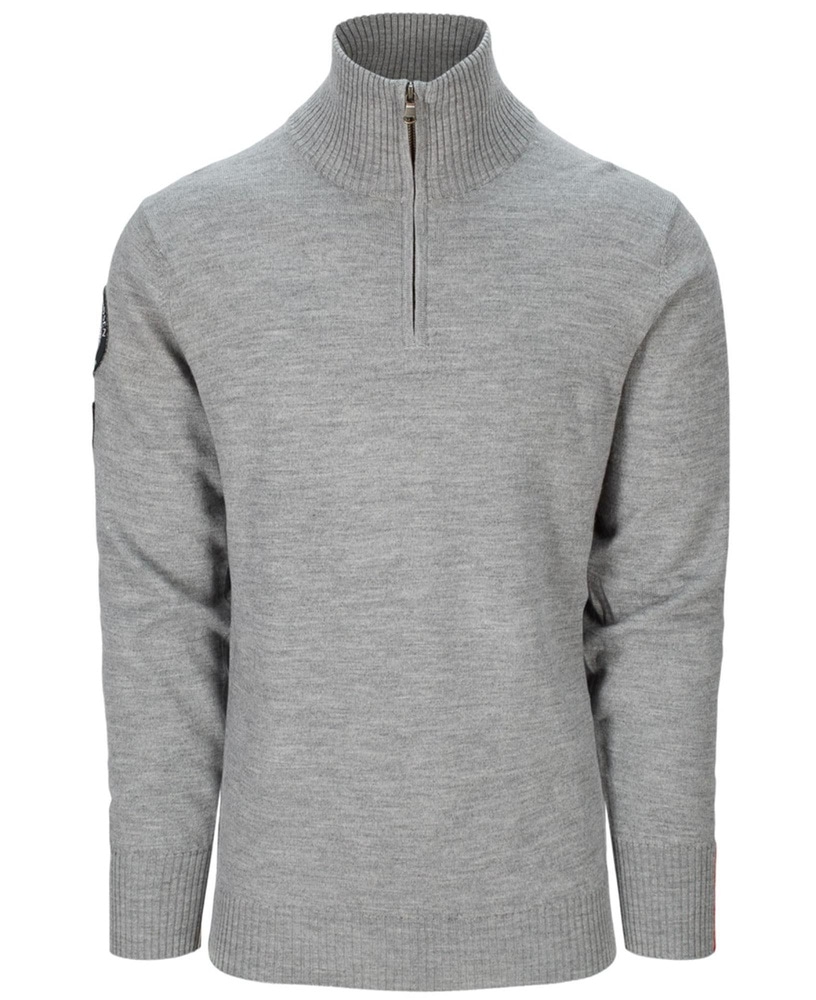 productImage: Peak Half Zip Mens Light Grey