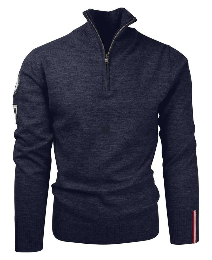 productImage: Peak Half Zip Mens Faded Navy