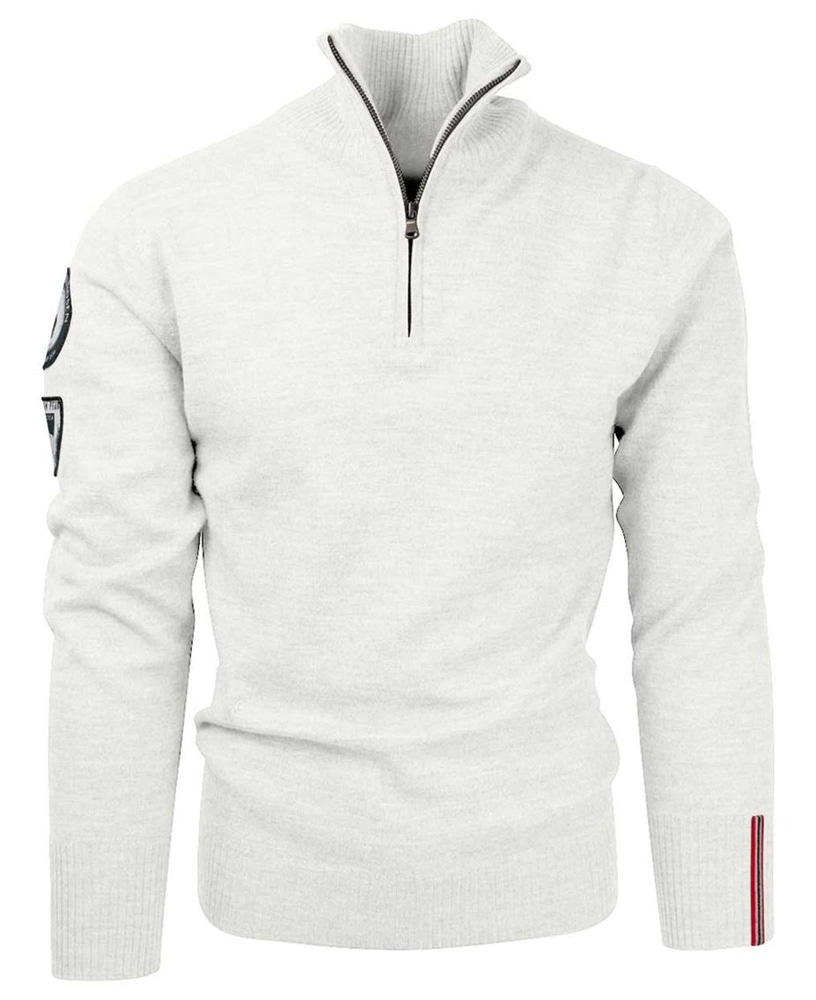 productImage: Peak Half Zip Mens Oatmeal