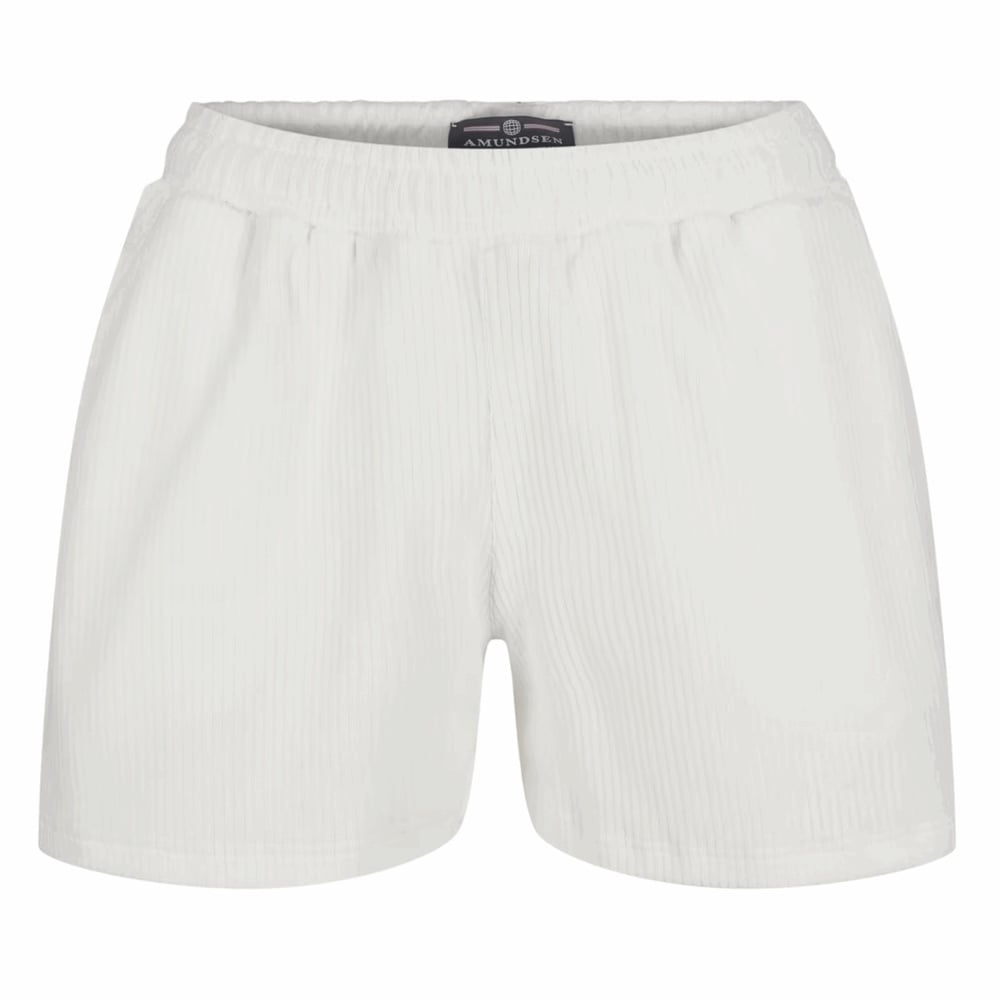 productImage: 4incher Comfy Cord Shorts Womens White