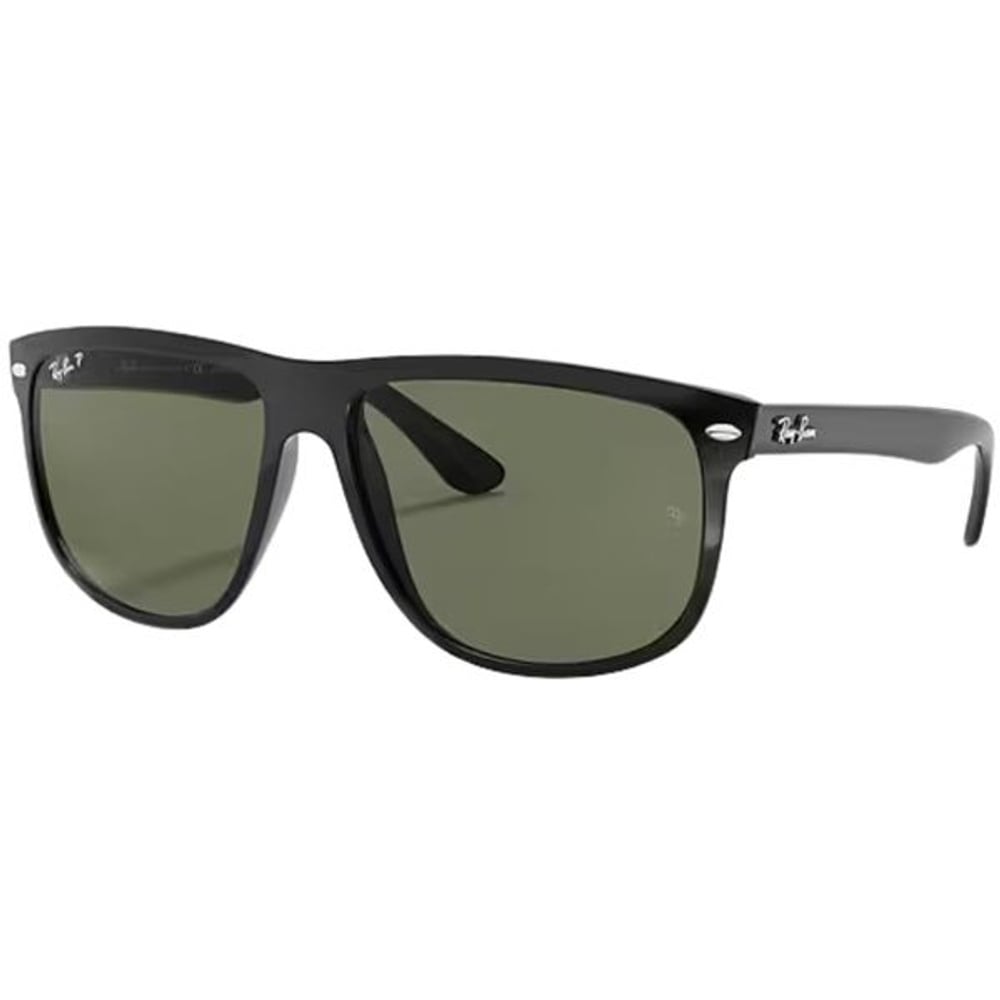 productImage: RB4147 Boyfriend Polished Black Dark Green Polarized