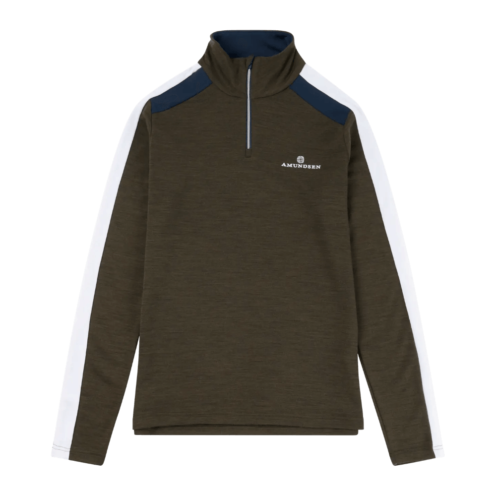 productImage: 5Mila Half Zip Stripe Womens Olive/Stripe