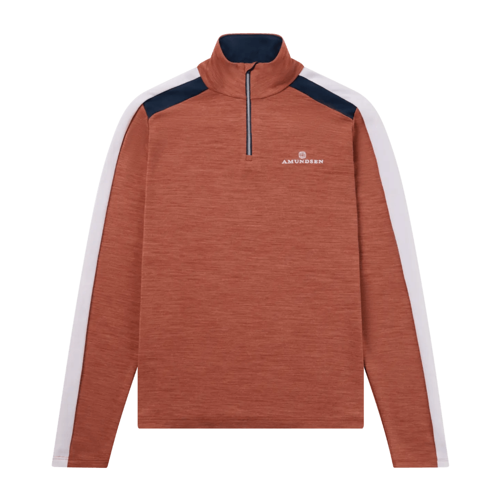 productImage: 5Mila Half Zip Stripe Womens Terra Red/Stripe