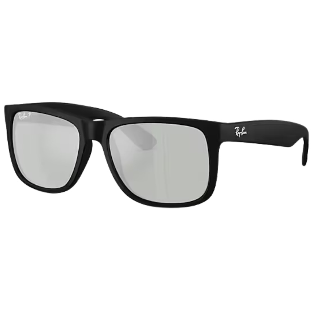 productImage: Justin Classic Matte Rubber Black Green Mirror Silver Polarized