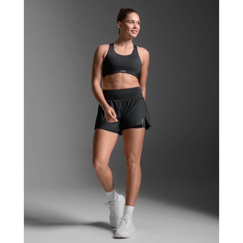 productImage: Aero Hi-Rise 2-In-1 3 Inch Shorts Black/Silver Reflective
