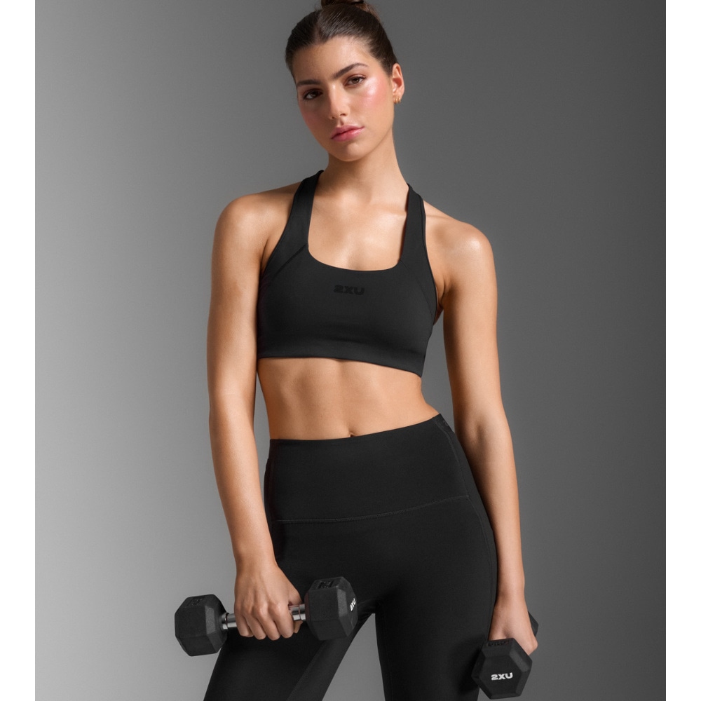 productImage: Form Racerback Medium Impact Bra Black/Black