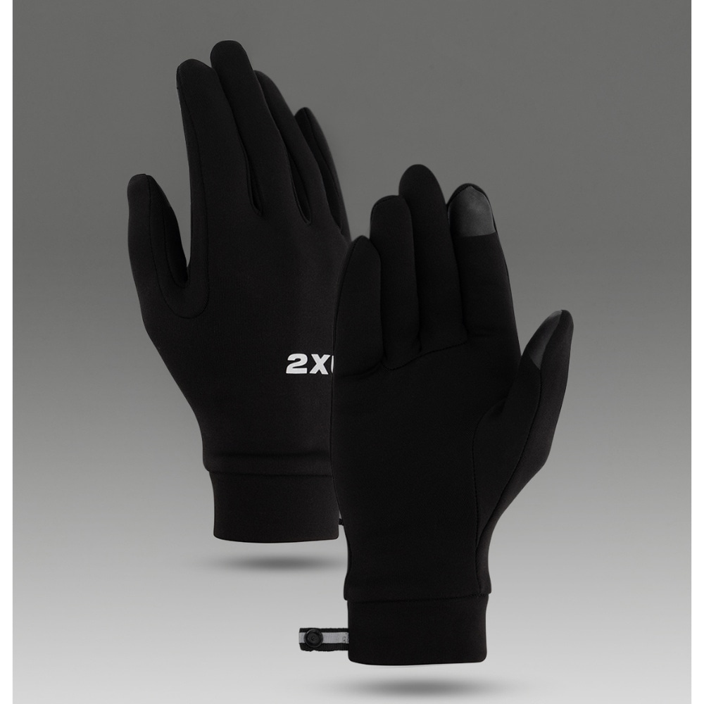 productImage: Run Glove Black/Silver Reflective