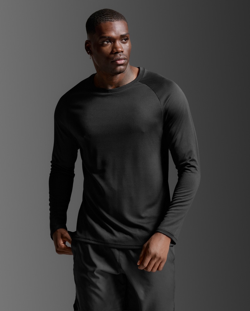 productImage: Aero Mesh Long Sleeve Black/Silver Reflective