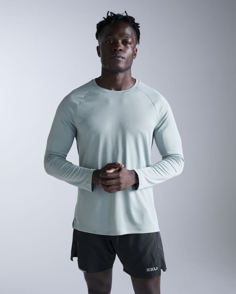 productImage: Aero Mesh Long Sleeve Smoke Blue/Black Reflective