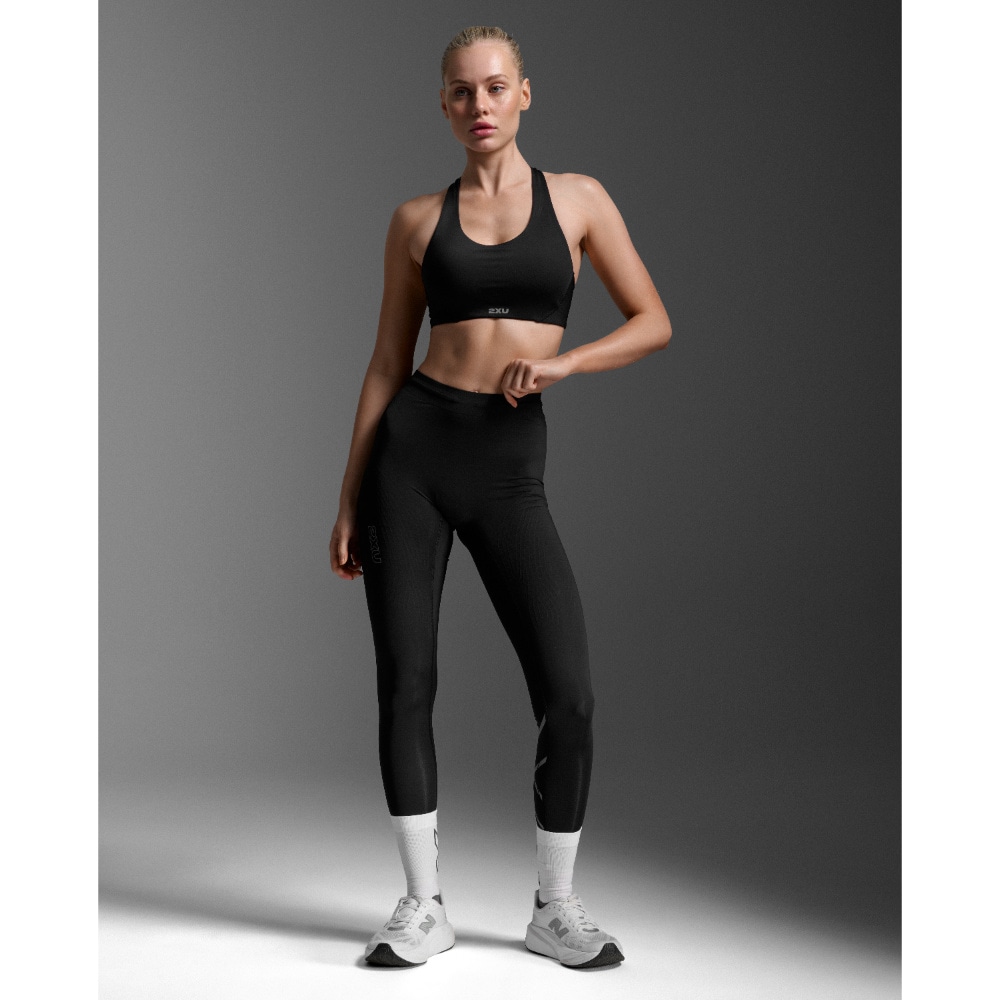 productImage: Light Speed React Hi-Rise Compression Tights Black/ Black Reflective