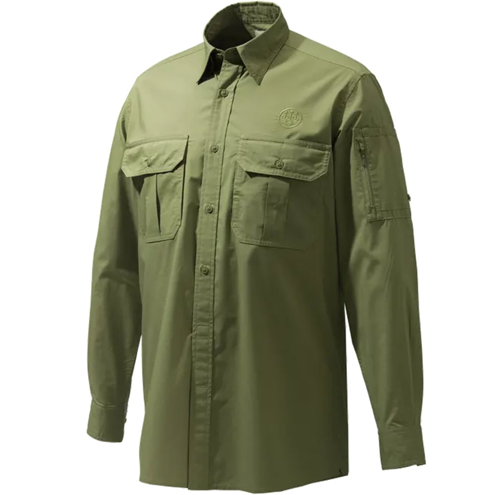 productImage: Mortirolo Shirt Long Sleeves Olive Drab