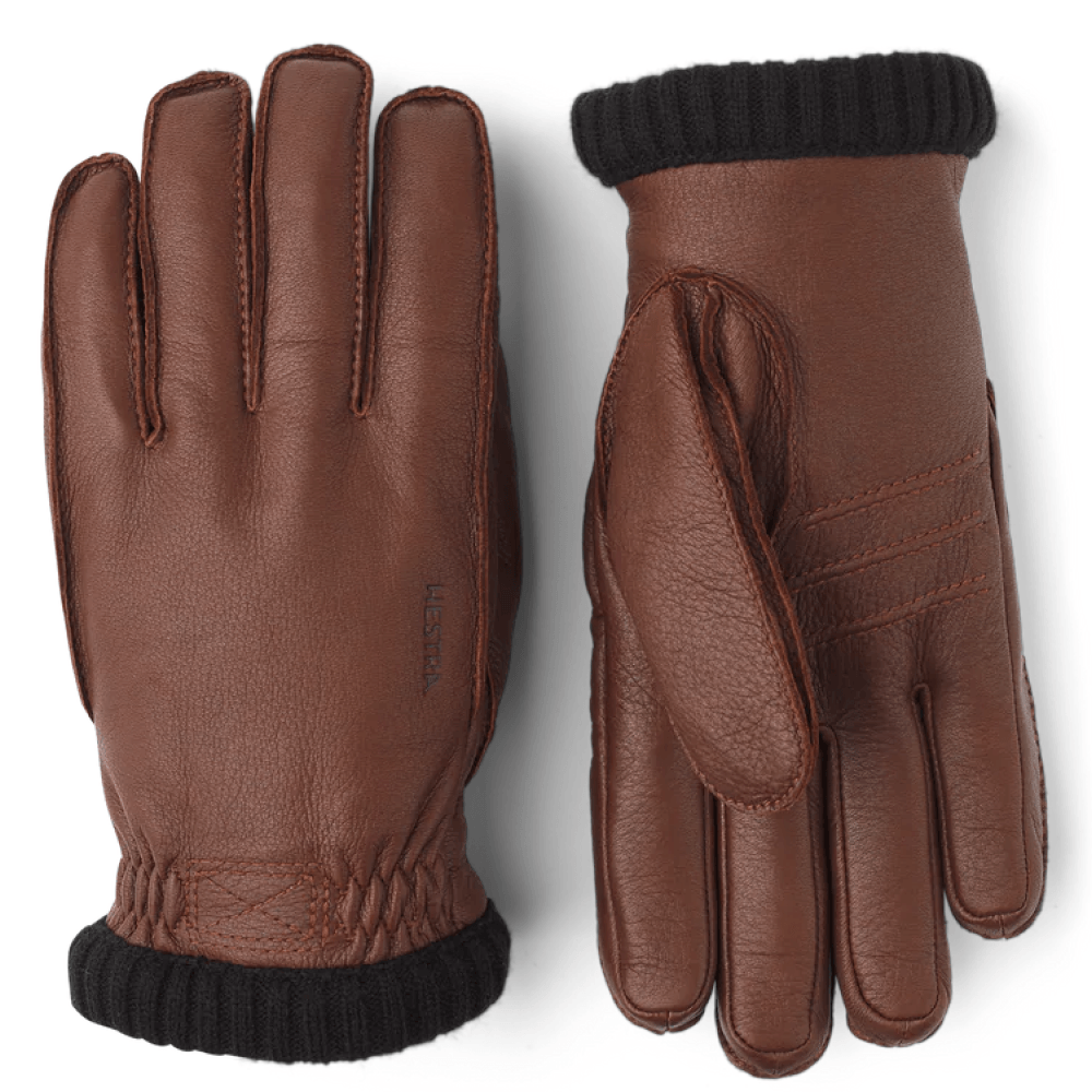 productImage: Deerskin Primaloft Rib Gloves Chocolate