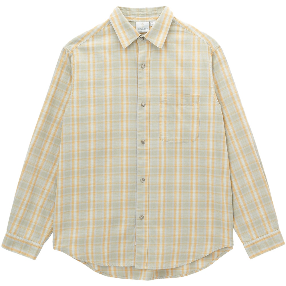 productImage: Checkered Ombre Shirt Mustard