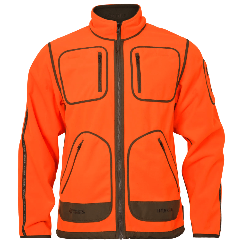 productImage: Kamko Blaze Rev. Fleecejakke Orange Blaze/Willow Green