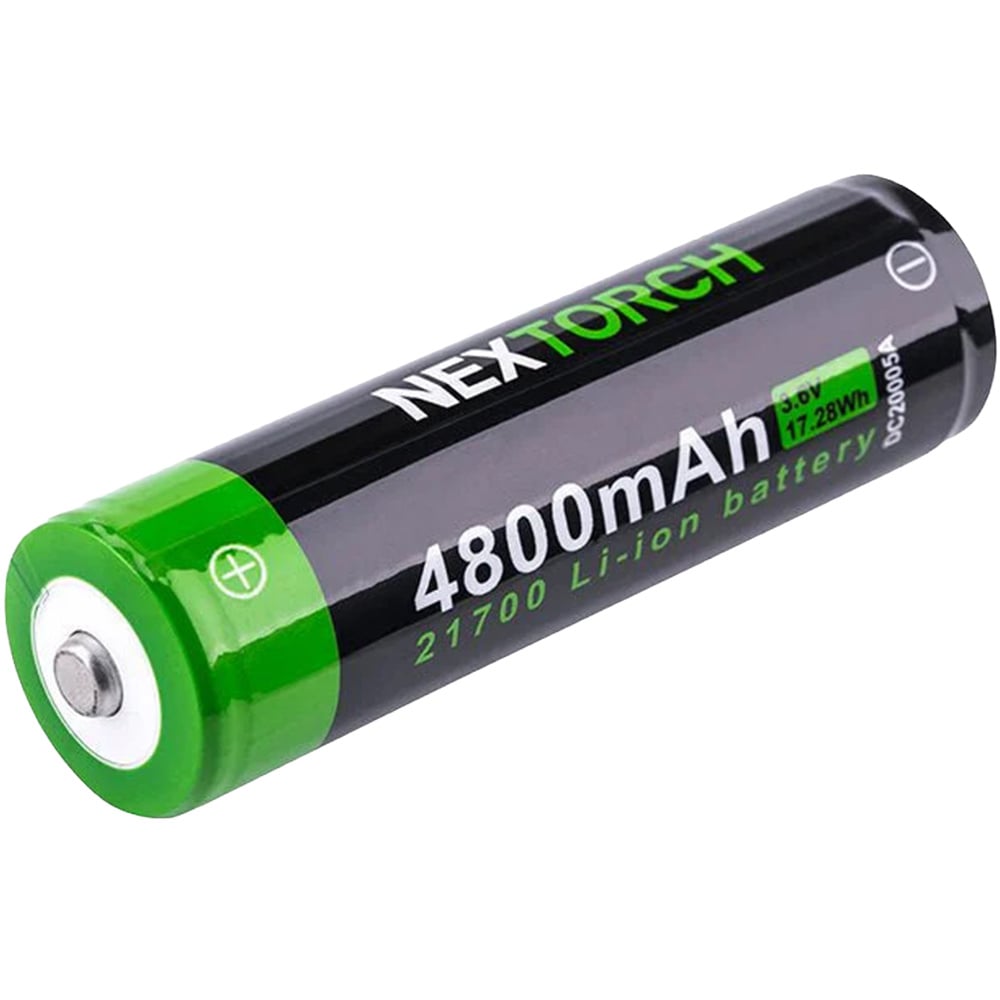 productImage: Oppladbart batteri 21700, 4800 mAh, innebygd USB‑C‑ladeport