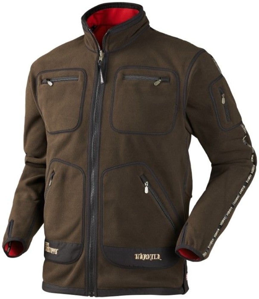 productImage: Kamko Windstopper Fleece Jacket Brown/Red