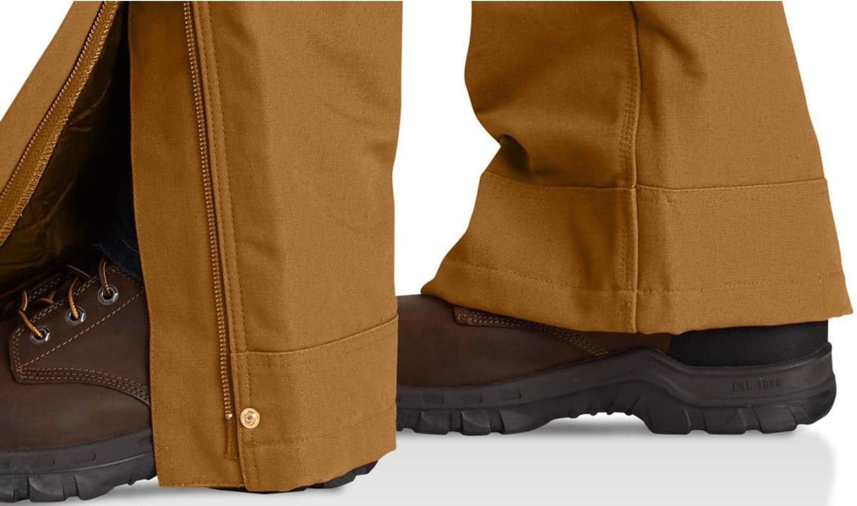 productImage: Carhartt M's Firm Duck Insulated Bib Overall Carhartt Brown