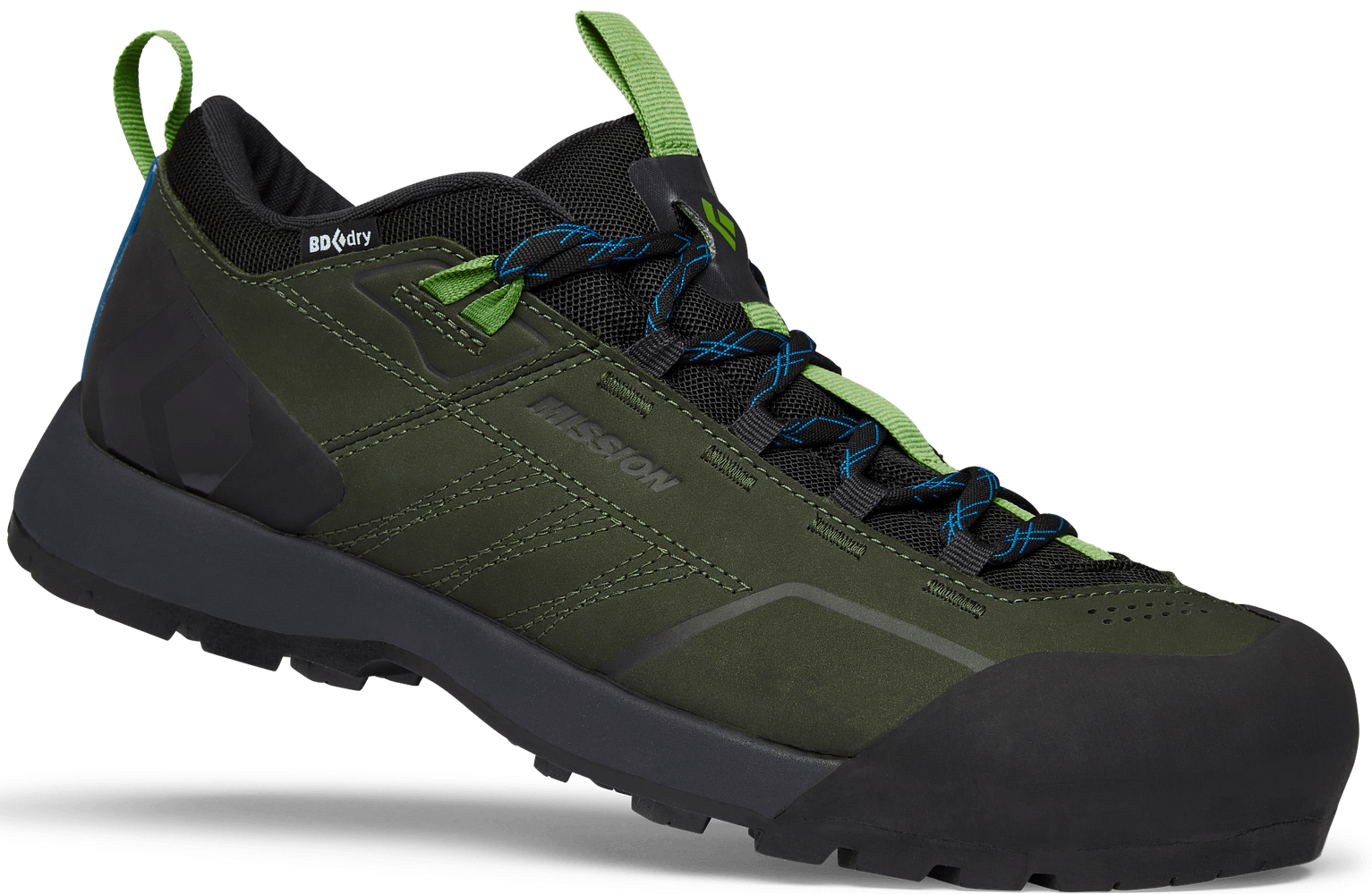 productImage: M's Mission Leather Low WP Approach Shoes Cypress/Black