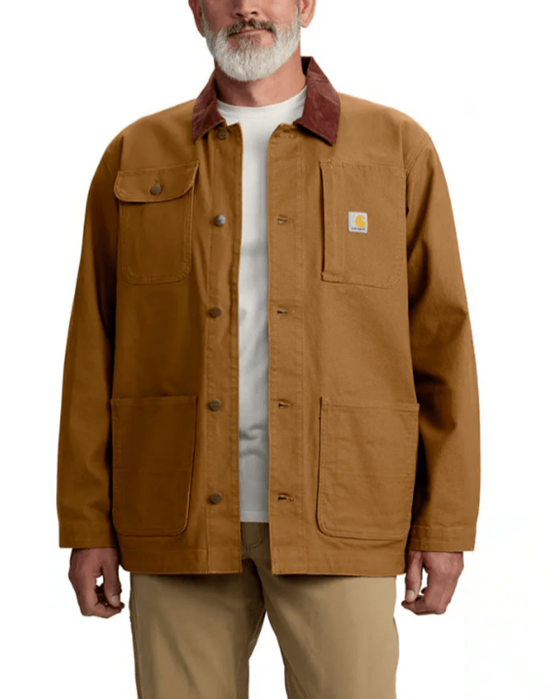 productImage: Duck Loose Fit Chore Coat CARHARTT® BROWN