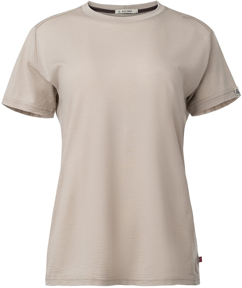productImage: Aclima LightWool 180 Classic Tee W's Simply Taupe