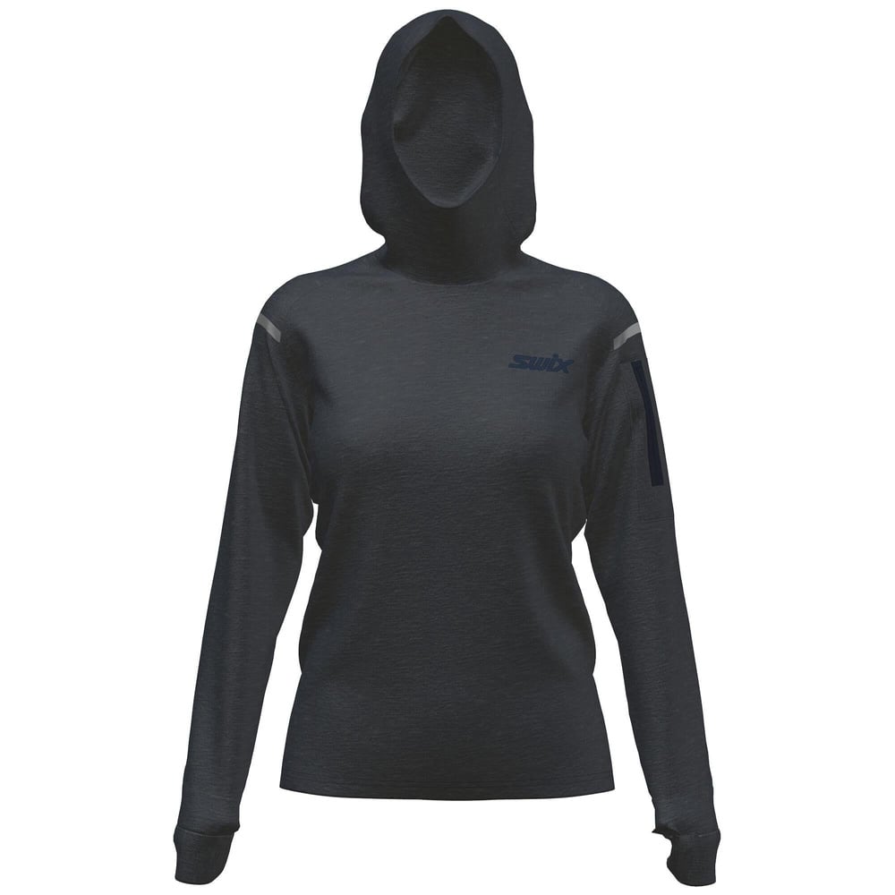 productImage: Pace Midlayer Hooded W Dark navy