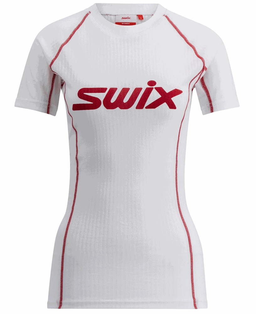 productImage: RaceX Classic Short Sleeve W Bright White/Swix Red