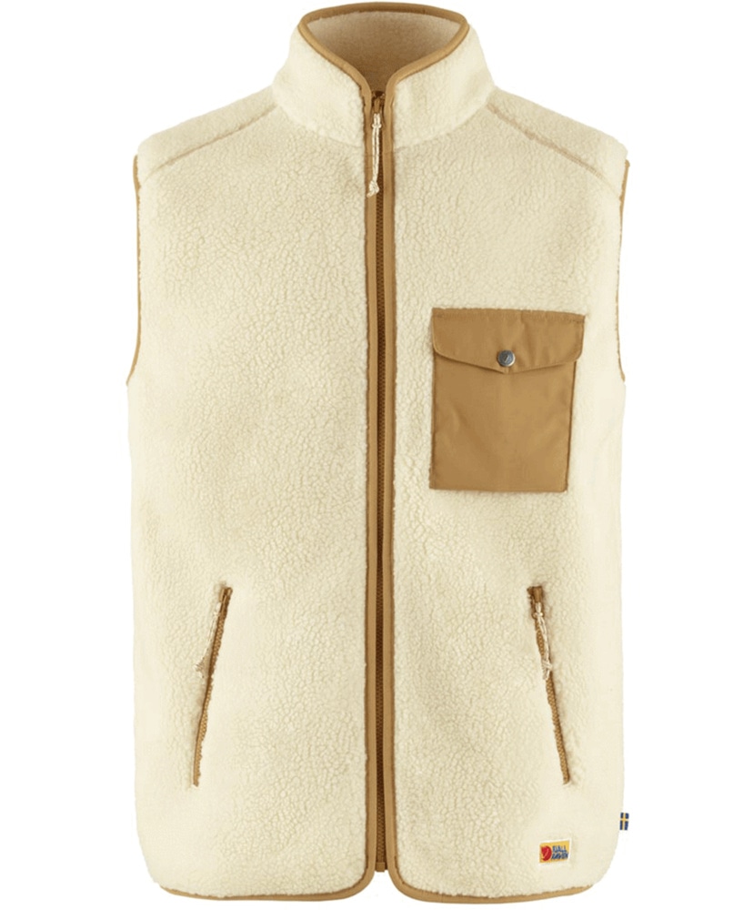 productImage: Vardag Pile Fleece Vest M Chalk White-Buckwheat Brown