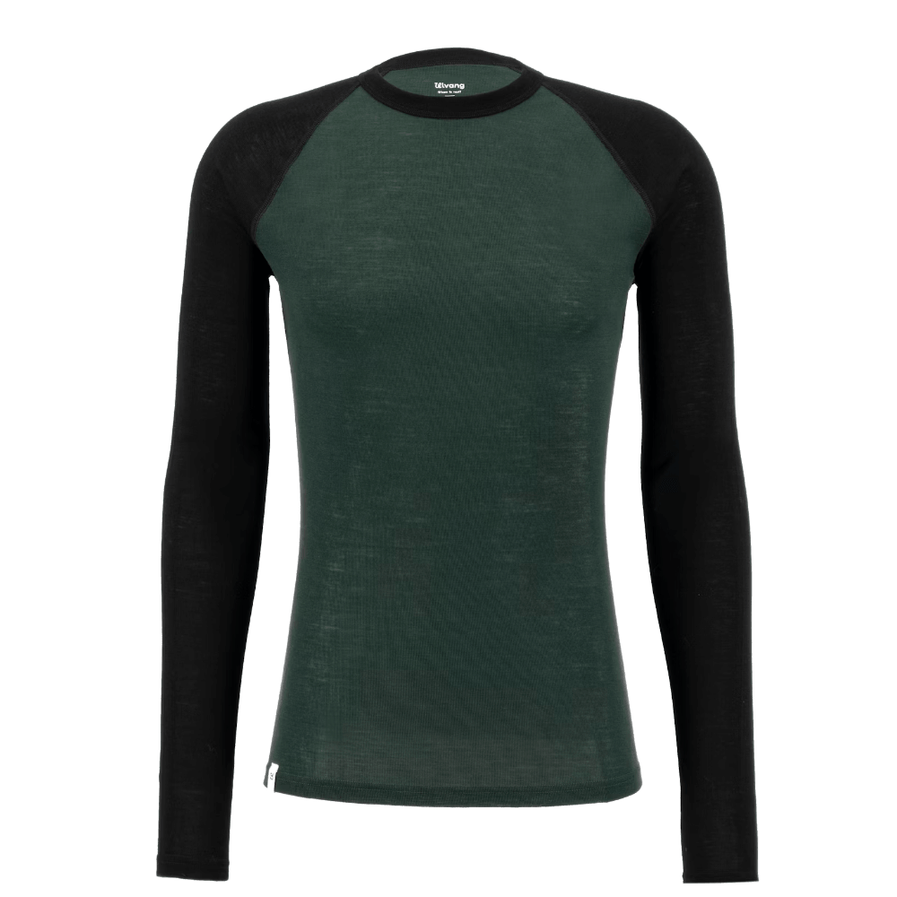 productImage: Rav Base Crew Mens Black/Beetle Green