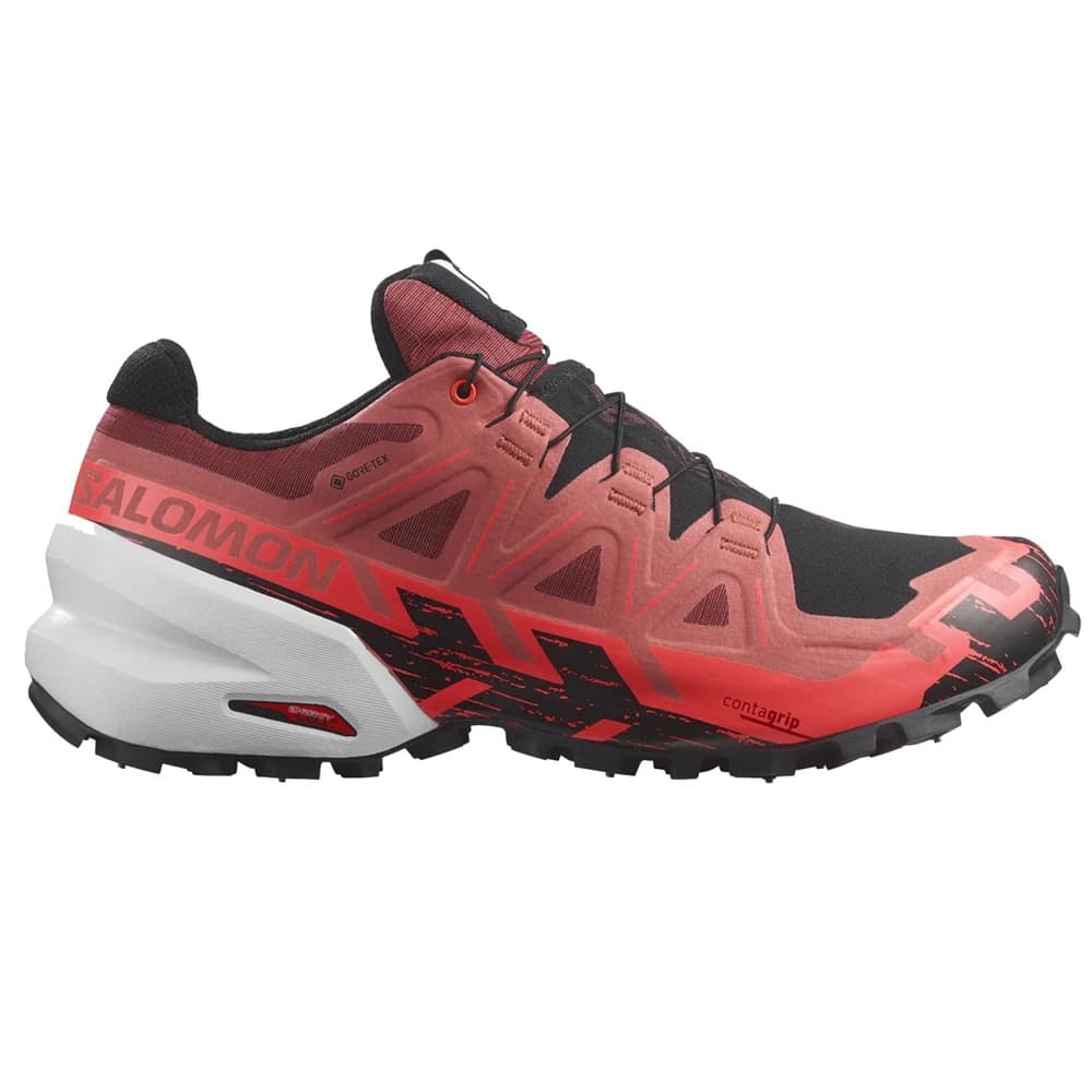 Cow Hide/Black/Fiery Coral