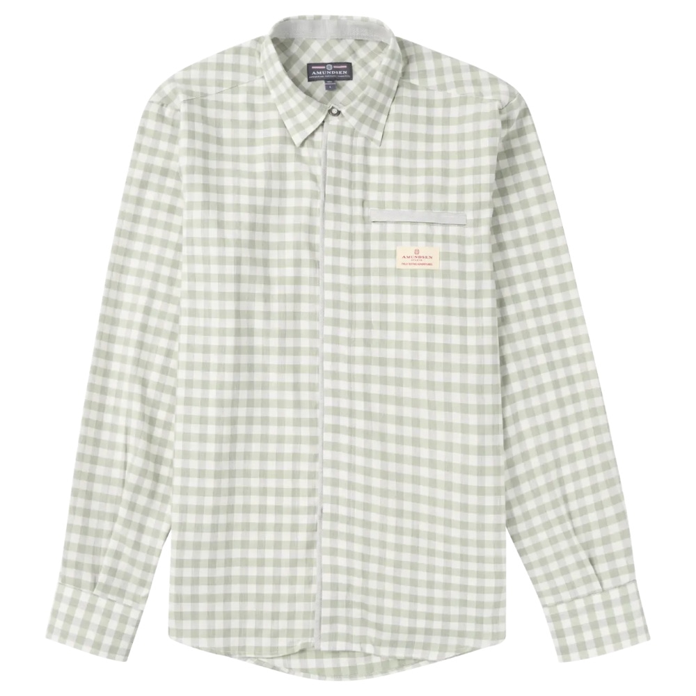 productImage: V-Bond Shirt Mens Chequered Willow Green