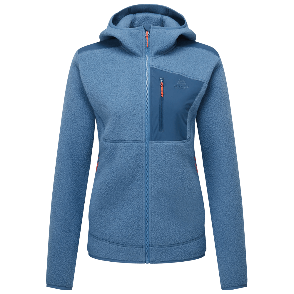 productImage: Highpile Hooded Womens Jacket Stellar Blue/Majolica Blue