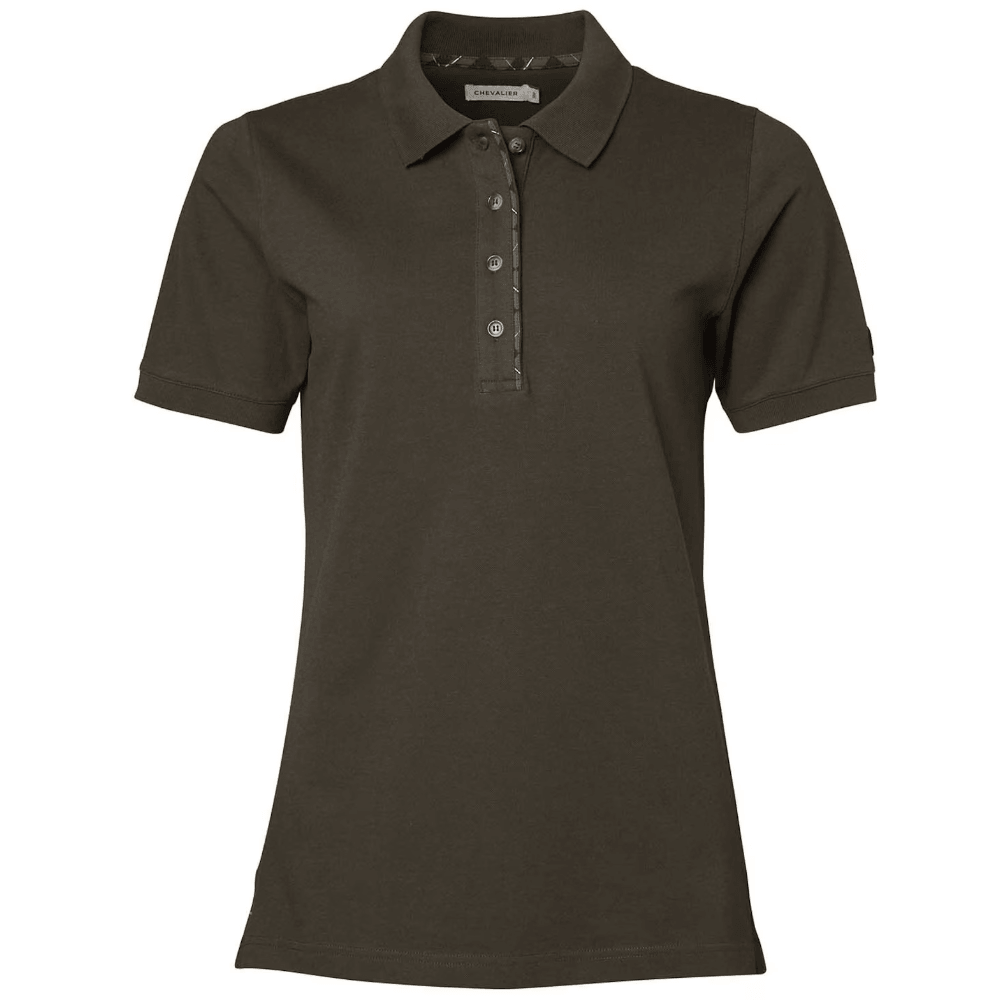productImage: Gwyn Polo Shirt Women Leather Brown