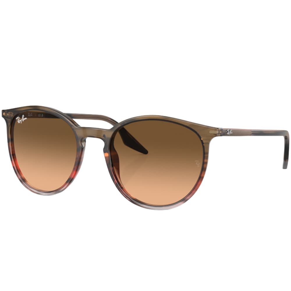 Striped Brown Gradient Red Bianco Uv400 H2F Rosa