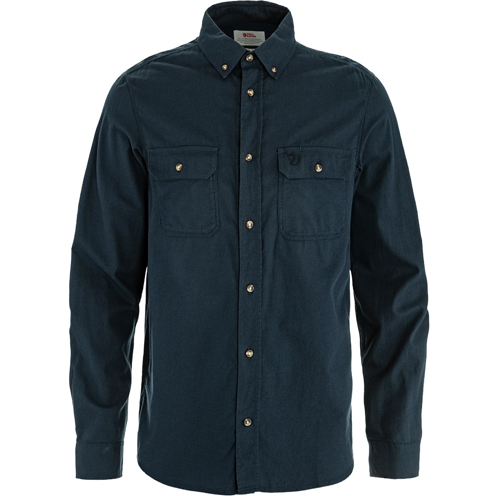 productImage: Övik Lite Flannel Shirt M Dark Navy