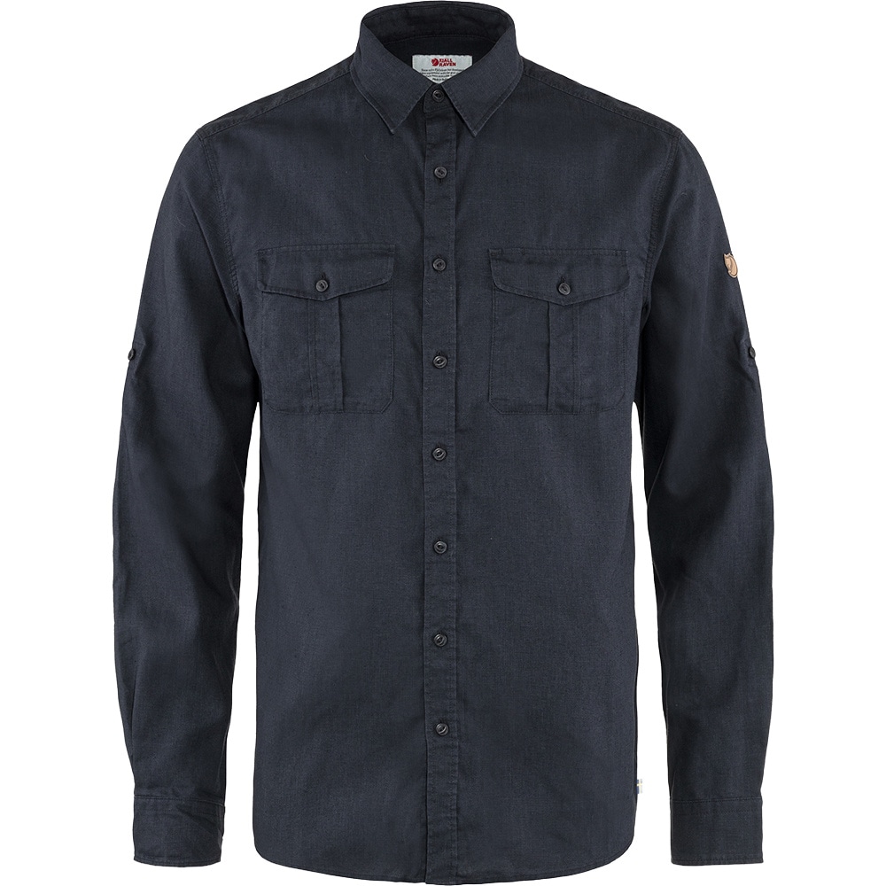 productImage: Övik Travel Shirt Ls M Dark Navy