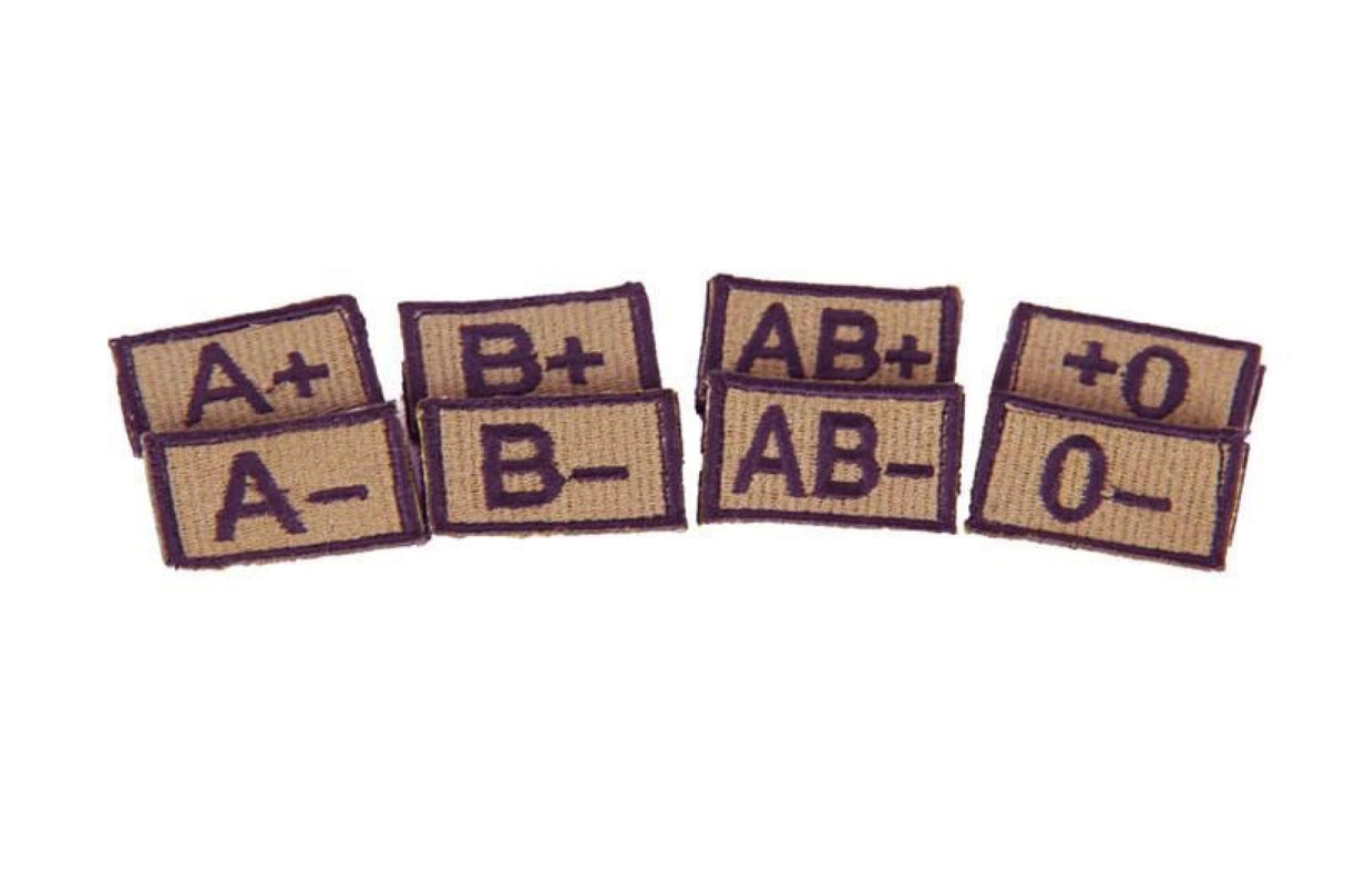 Blodtype Patch - Khaki - A+