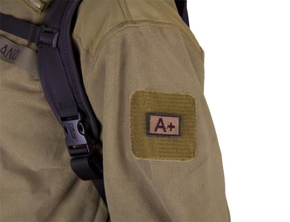 Blodtype Patch - Khaki - A+