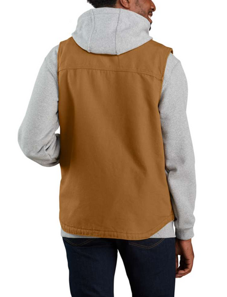 Washed Duck Lined Mock Neck